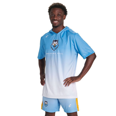 Custom Short Sleeve Shoot Shirt With Hood Team Basketball Uniform Package