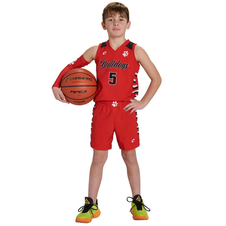 Custom Stretch Woven Basketball 5" Short Youth Team Basketball Shorts