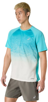 Asics Men's Road Fade Short Sleeve Top-3