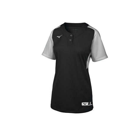 Mizuno Women's Aerolite 2-Button Softball Jersey-1
