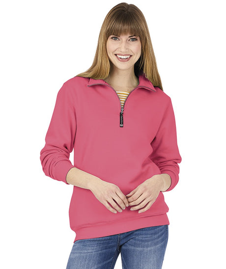 Charles River Unisex Crosswind Quarter Zip Sweatshirt-1