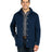 Charles River Unisex Heathered Fleece Snap Shacket-1