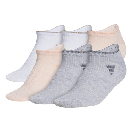 adidas Women's Superlite 3.0 6-Pack No Show Sock Unisex Accessories Socks