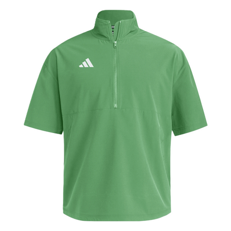 adidas Men's Short Sleeve Quarter Zip Woven Jacket