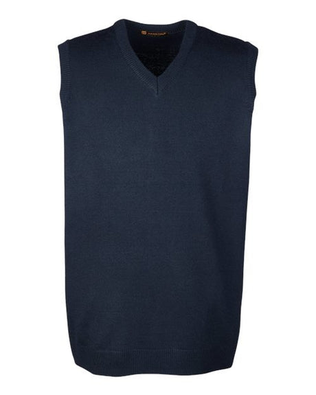 Harriton Men's Pilbloc V-Neck Sweater Vest-1