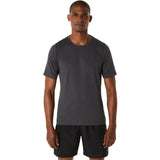 Asics Men's Short Sleeve Hthr Tech Top-1