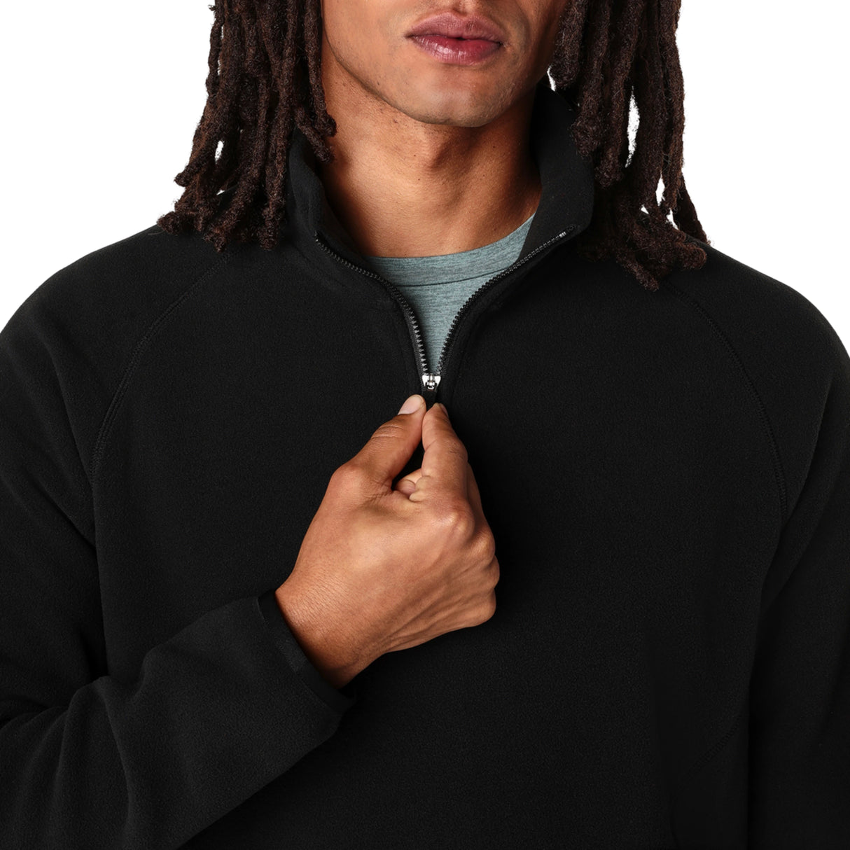 Asics Men's Refined Texture Fleece Half Zip Long Sleeve Top-5
