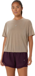 Asics Women's Nagino Run Short Sleeve Top-1
