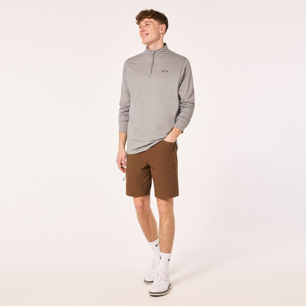 Oakley Men's Gravity Range Quarter Sweatshirt-8