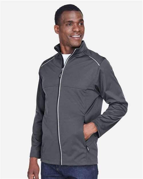 CORE365 Men's Techno Lite Three-Layer Knit Tech-Shell-4