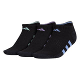adidas Women's Cushioned 3.0 3-Pack No Show Socks
