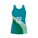 Girl's Freestyle Sublimated Sleeveless Volleyball Jersey League Outfitters