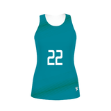 Girl's Freestyle Sublimated Sleeveless Volleyball Jersey League Outfitters