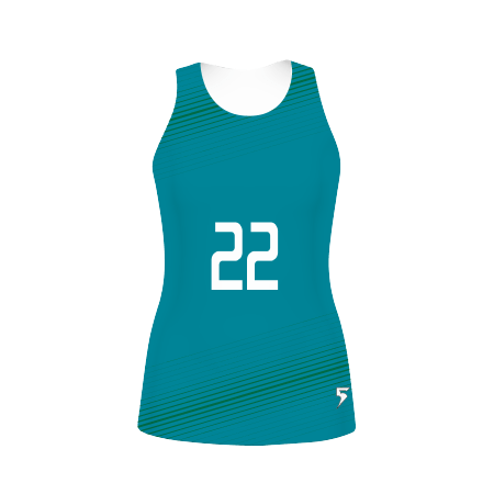 Girl's Freestyle Sublimated Sleeveless Volleyball Jersey League Outfitters