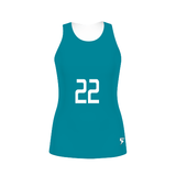 Girl's Freestyle Sublimated Sleeveless Volleyball Jersey League Outfitters
