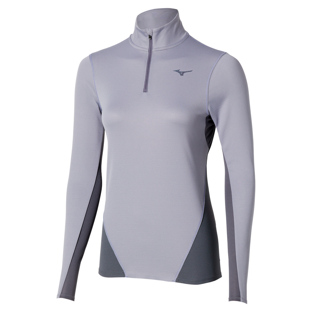 Mizuno Women's Tech Thermal Charge Batting Half Zip Long Sleeve Top-1
