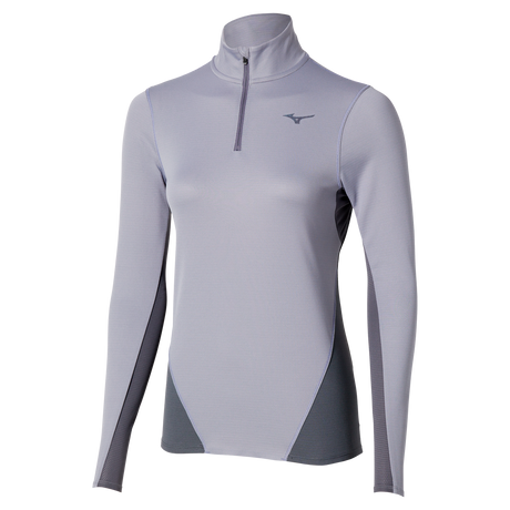 Mizuno Women's Tech Thermal Charge Batting Half Zip Long Sleeve Top-1