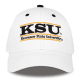 The Game Headwear Kennesaw State Snapback Hat 'KSU' Bar Design Hat