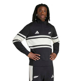 adidas Men's New Zealand Rugby Leisurewear Quarter Zip Sweatshirt-2