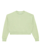 Lane Seven Women's Relaxed Cropped Crewneck Sweatshirt-1