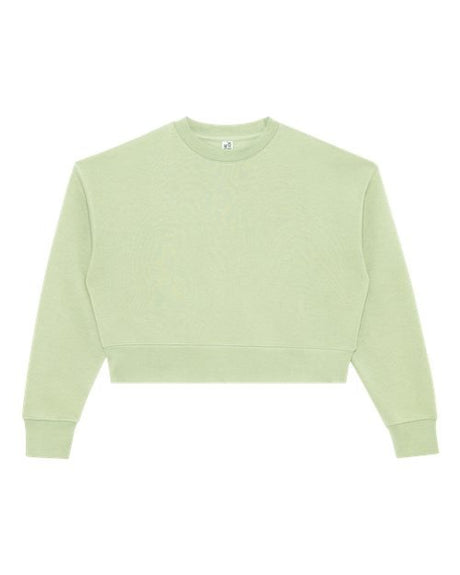 Lane Seven Women's Relaxed Cropped Crewneck Sweatshirt-1