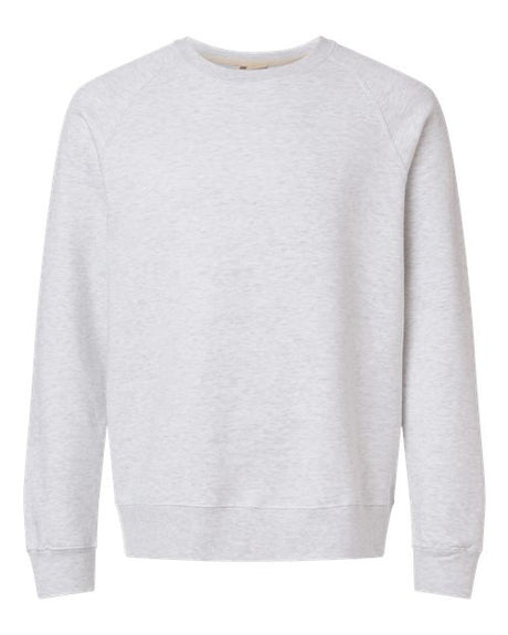 MV Sport Men's Vintage Fleece Raglan Crewneck Sweatshirt-1