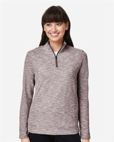 North End Women's Eclipse Jacquard Quarter-Zip Pullover-3