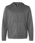 Team 365 Men's Squad Tech Fleece Hooded Full-Zip-1