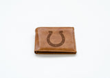 Rico Industries NFL  Indianapolis Colts  Laser Engraved Billfold Wallet-2