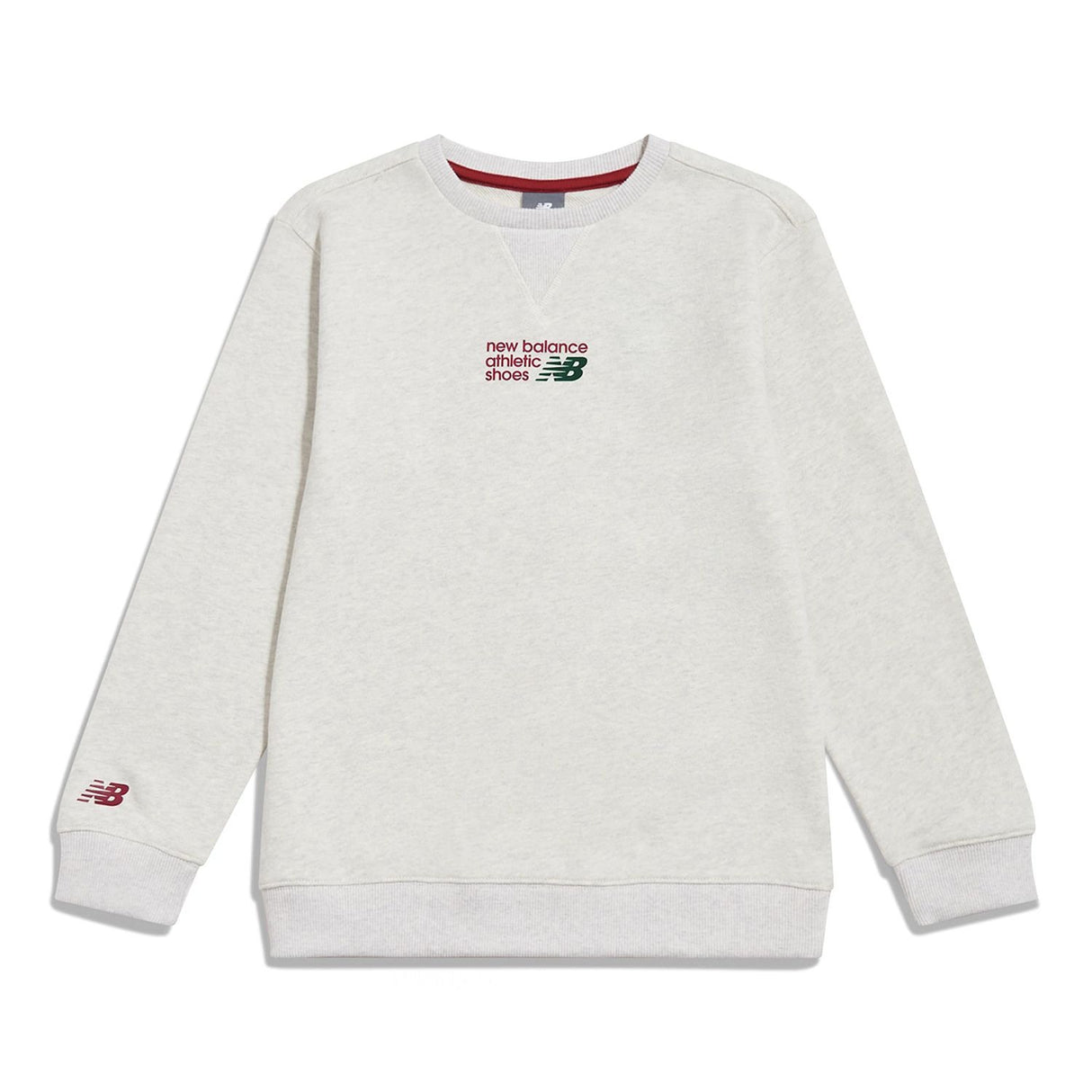 New Balance Boys' Athletics Premium Chest Logo Crew-1