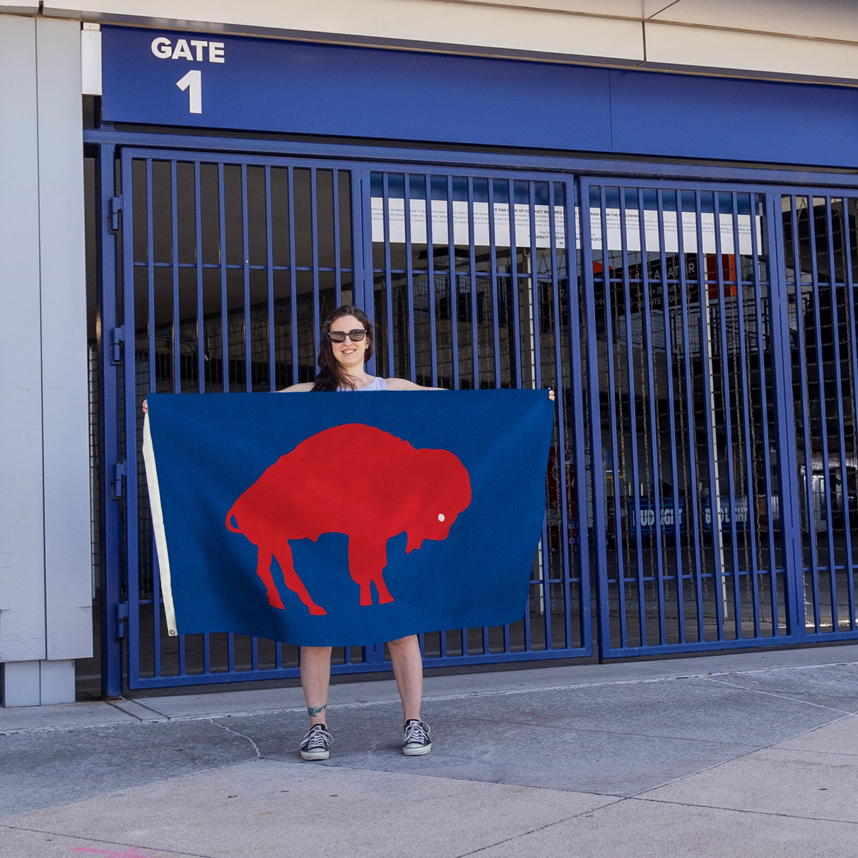 Rico Industries NFL  Buffalo Bills Blue 3' x 5' Banner Flag-4