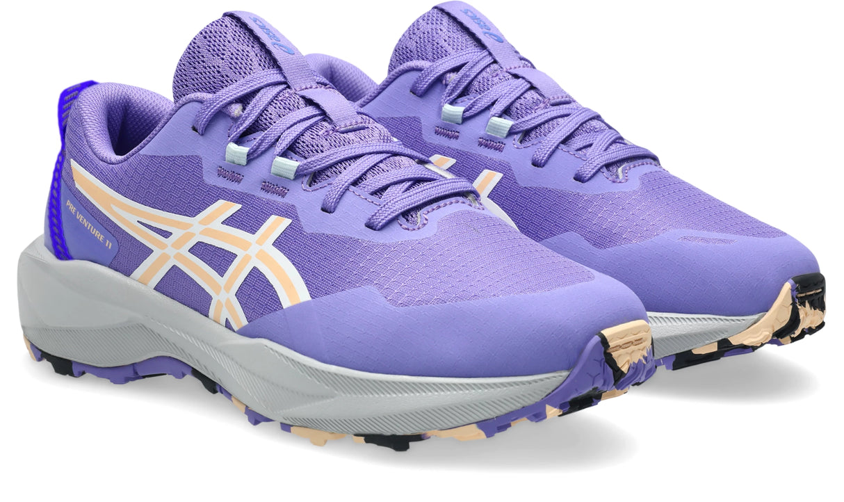 Asics Youth Pre Venture 11 Grade School Trail Running Shoes-5