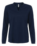 CORE365 Women's Nova Performance Long Sleeve Pique Polo-1