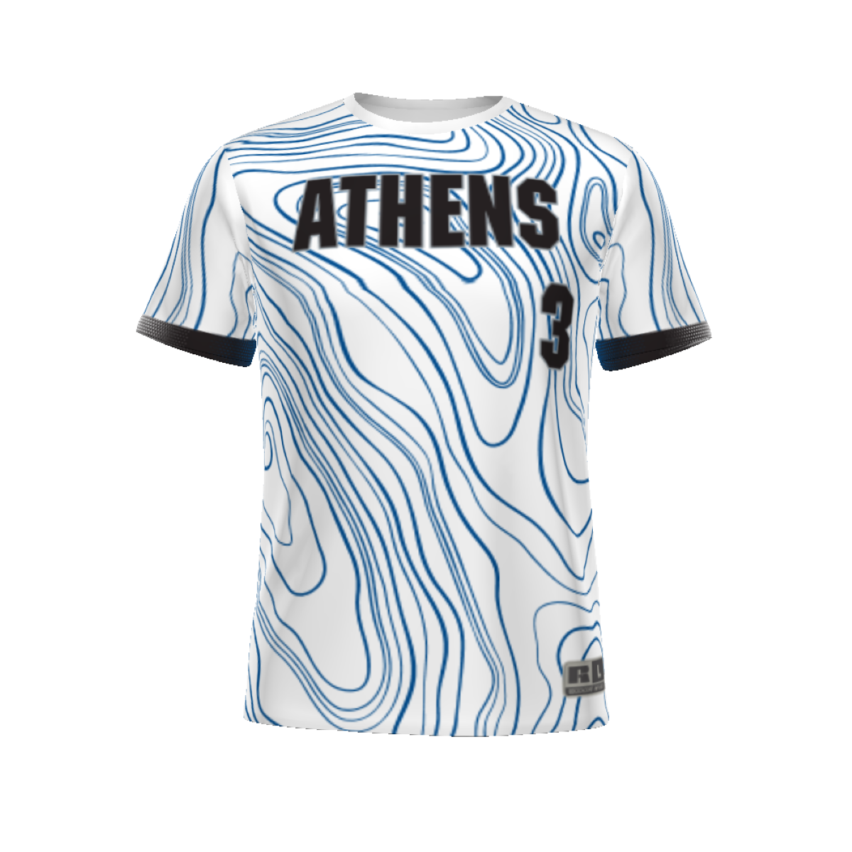 Russell Youth Sublimated Turbo Baseball Crew Neck Jersey Team Baseball Jerseys