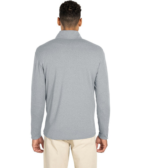 Charles River Men's Heathered Eco-Logic Stretch Quarter Zip-1