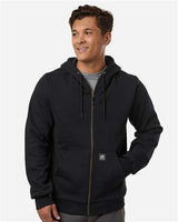 Berne Apparel Men's Heritage Grid Fleece-Lined Full-Zip Hooded Sweatshirt-3