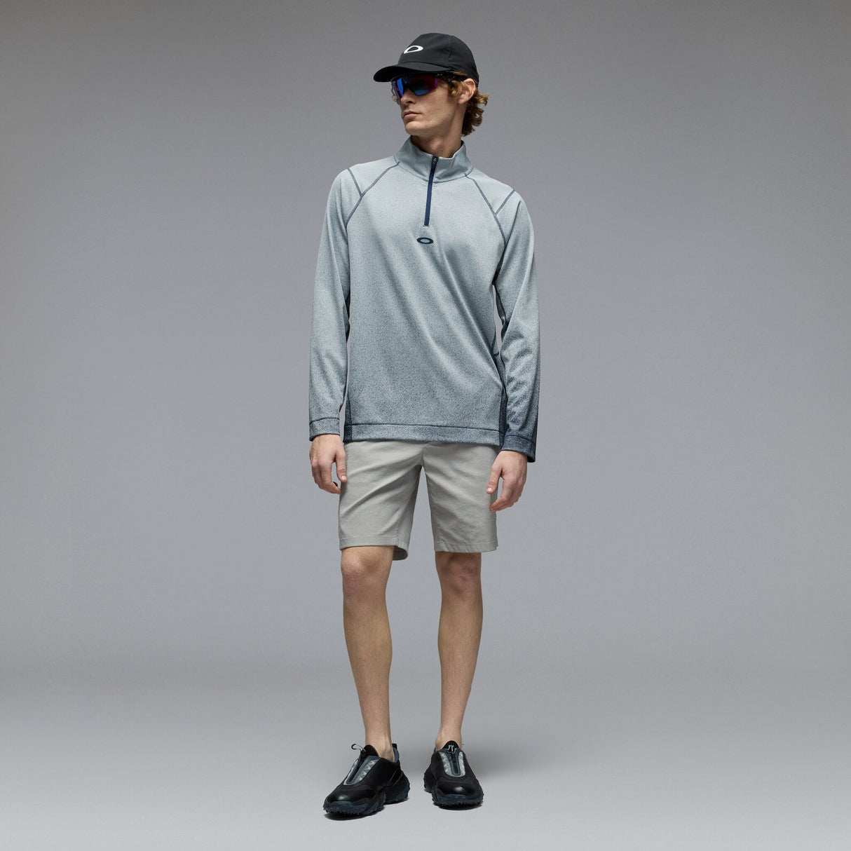 Oakley Men's C1 Jacquard Quarter Zip Sweatshirt-2
