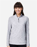 North End Women's Eclipse Jacquard Quarter-Zip Pullover-3
