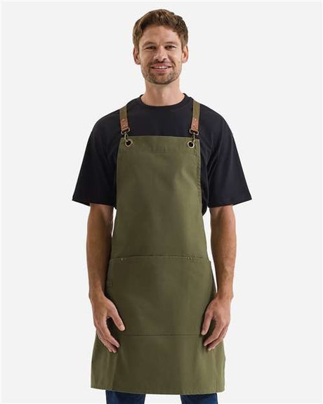 Artisan Collection by Reprime Clip & Clasp Cross-Back Bib Apron-1