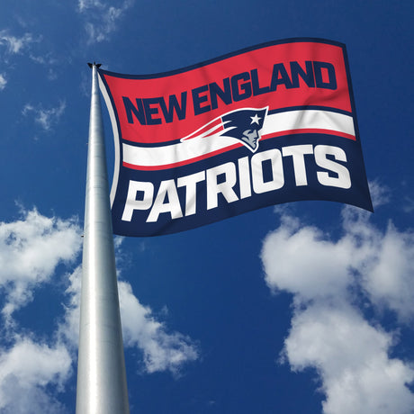 Rico Industries NFL  New England Patriots Bold 3' x 5' Banner Flag-2