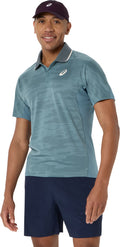 Asics Men's Match Jacquard Polo Short Sleeve Top-1