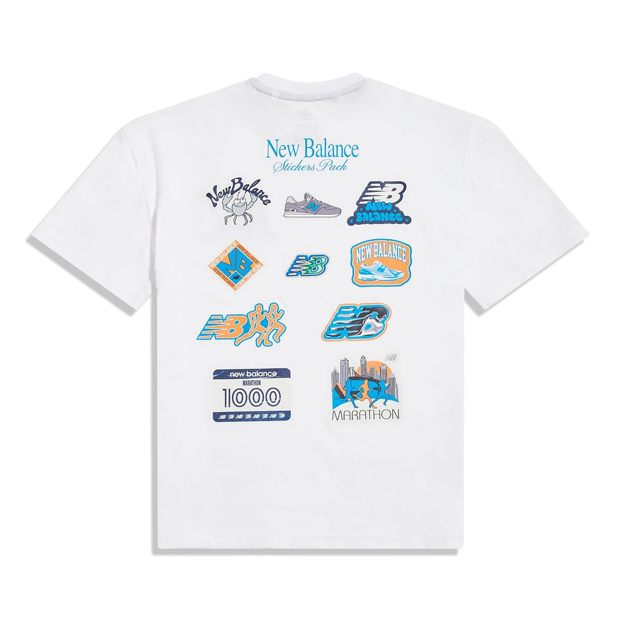 New Balance Boys' Sticker Pack Logo T-Shirt-2