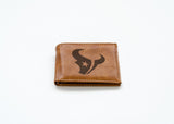 Rico Industries NFL  Houston Texans  Laser Engraved Billfold Wallet-2