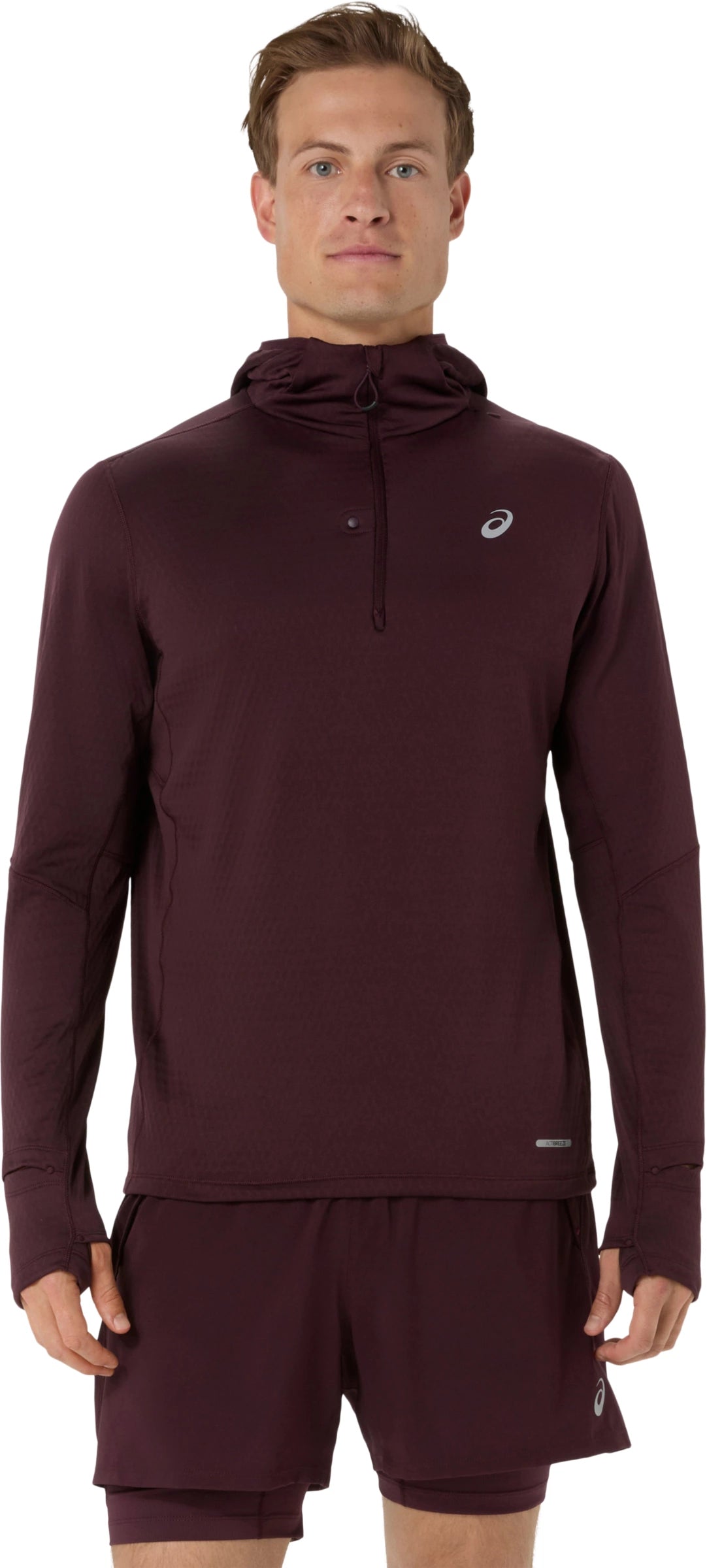 Asics Men's Road Winter Long Sleeve Hoodie-1