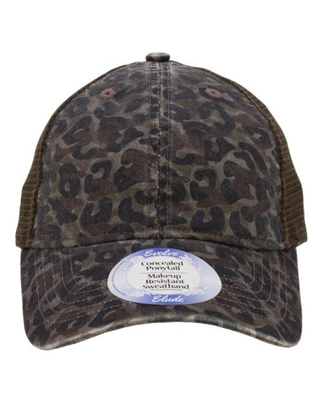Infinity Her Women's Peached Twill Mesh Back Cap-1