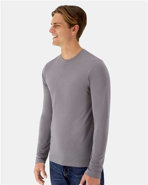  Men's Cool DRI Cotton Touch Long Sleeve T-Shirt-2