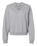 American Apparel Women's French Terry V-Neck Sweatshirt-1