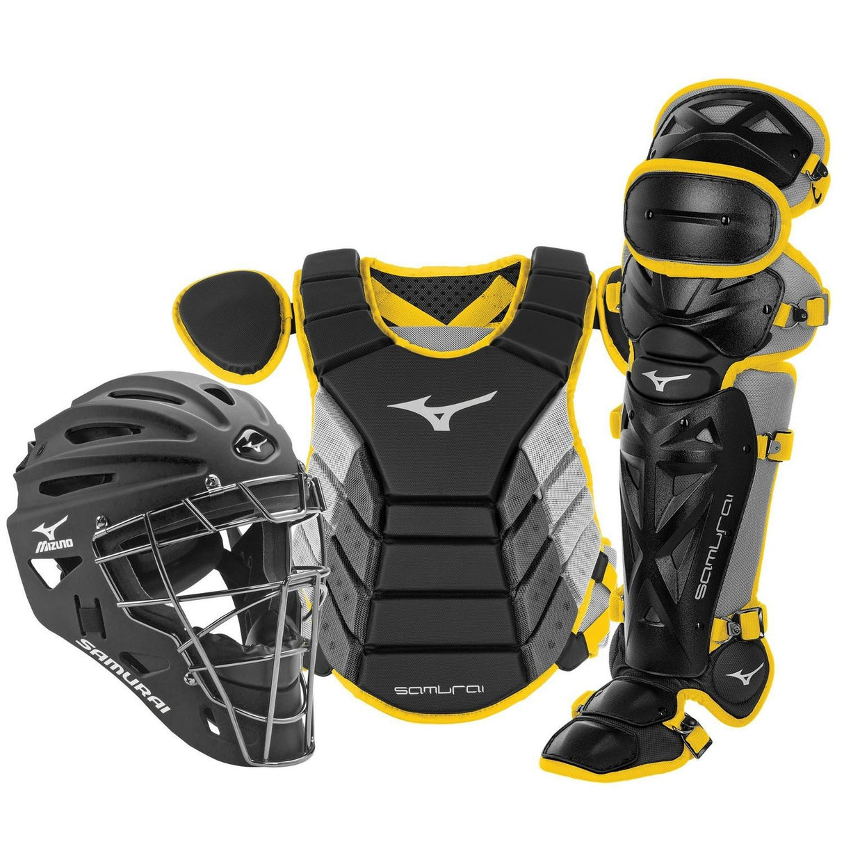 Mizuno Adult Samurai Baseball Boxed Catcher's Gear Set 15"