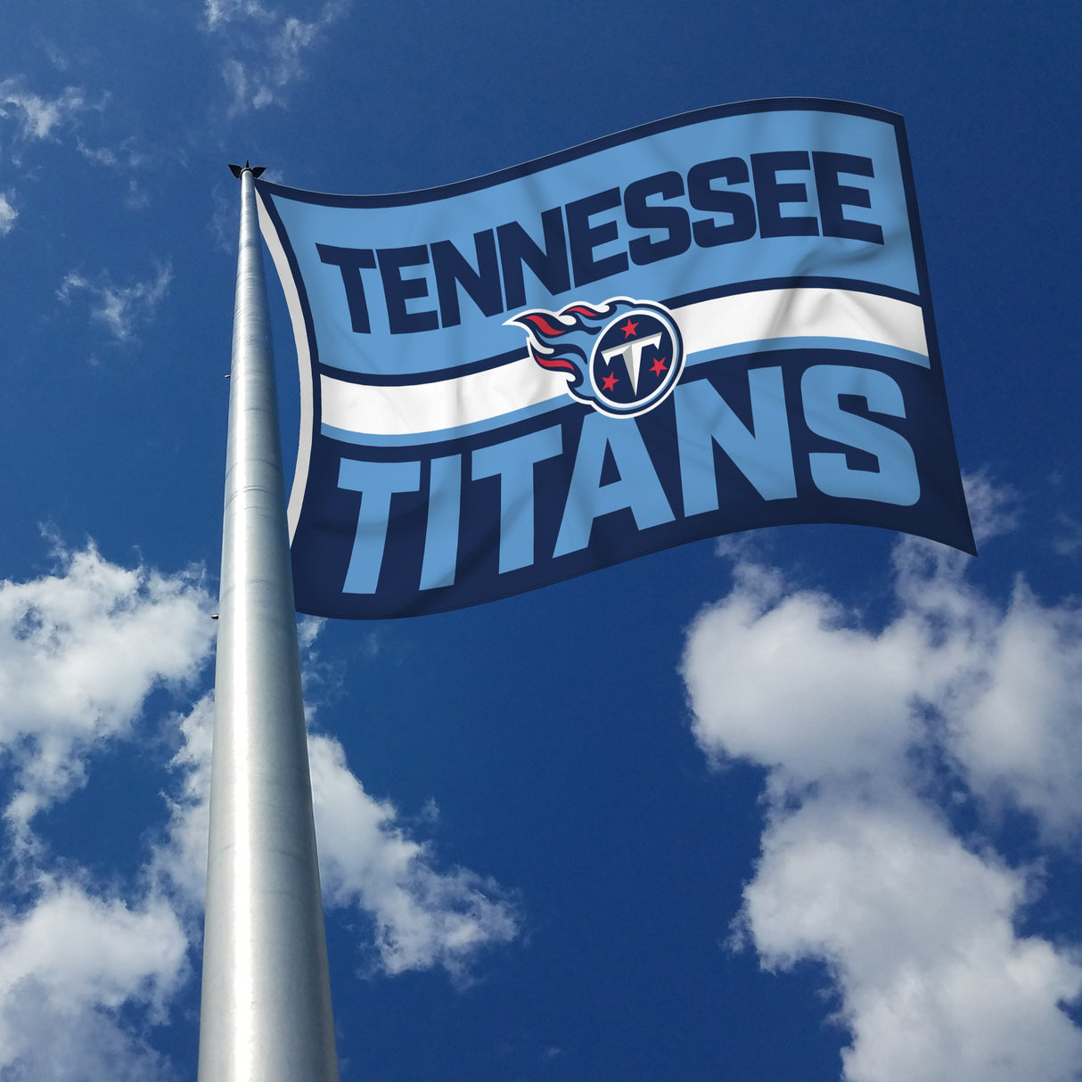 Rico Industries NFL  Tennessee Titans Bold 3' x 5' Banner Flag-2