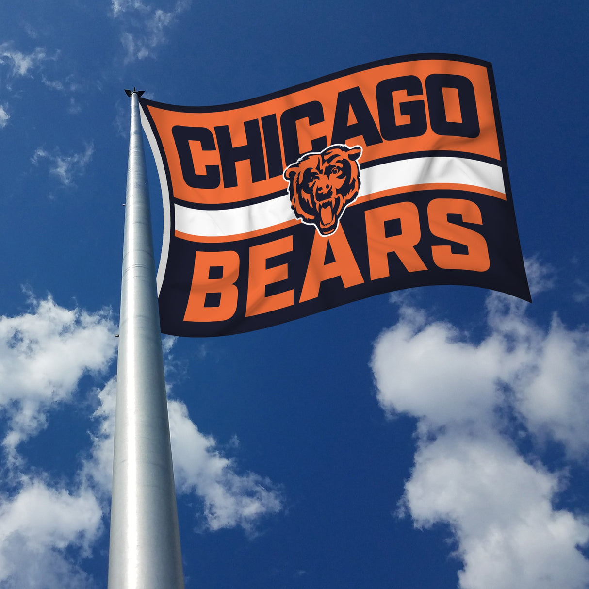 Rico Industries NFL  Chicago Bears Bold 3' x 5' Banner Flag-2